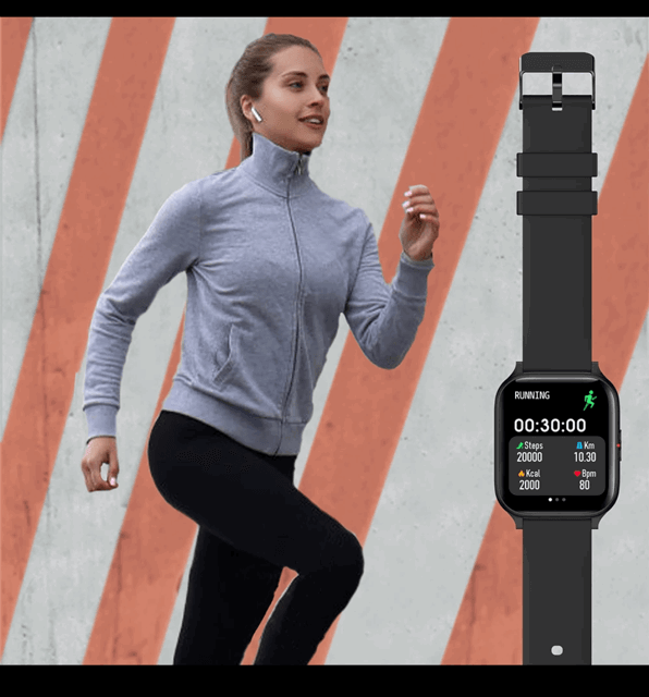 COLMI P8 PLUS Smart Watch -Black Smart Watch South Africa