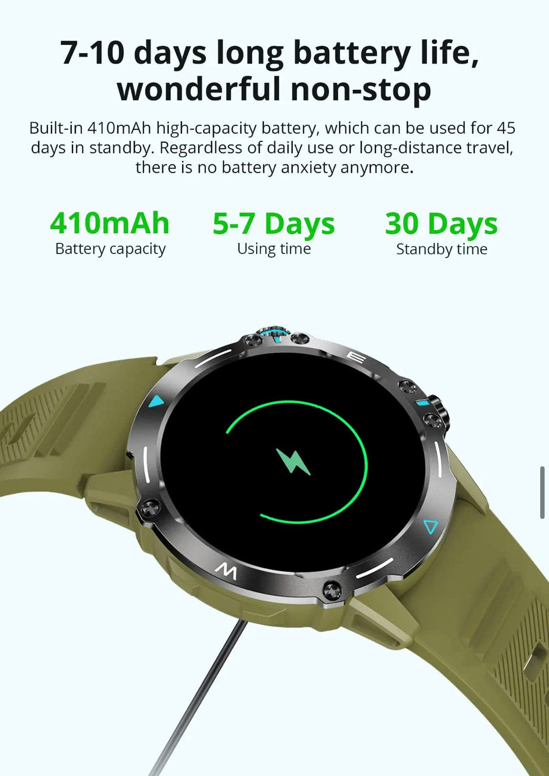 Colmi M42 Green Smartwatch for Adventurous Souls | Smart Watch South Africa