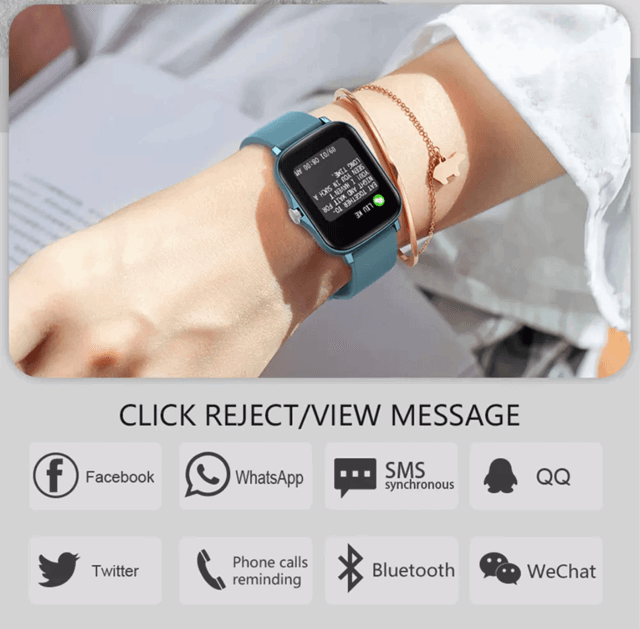 COLMI P8 PLUS Smart Watch -Blue Smart Watch South Africa