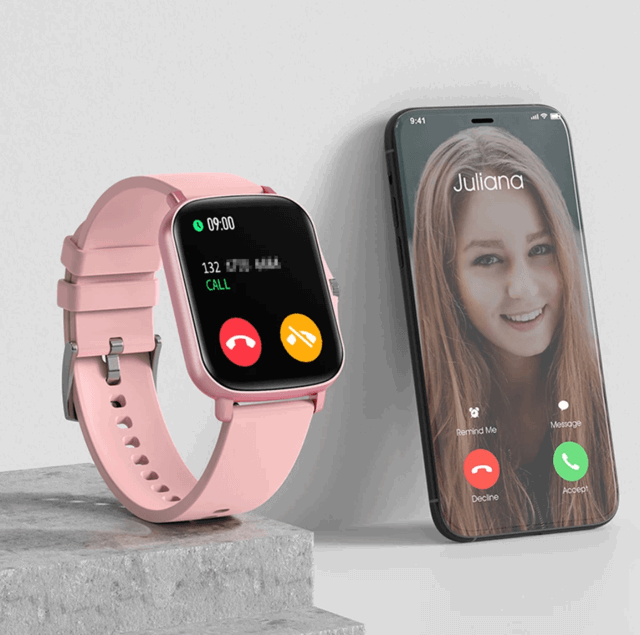 COLMI P8 PLUS Smart Watch Pink and Gold Smart Watch South Africa