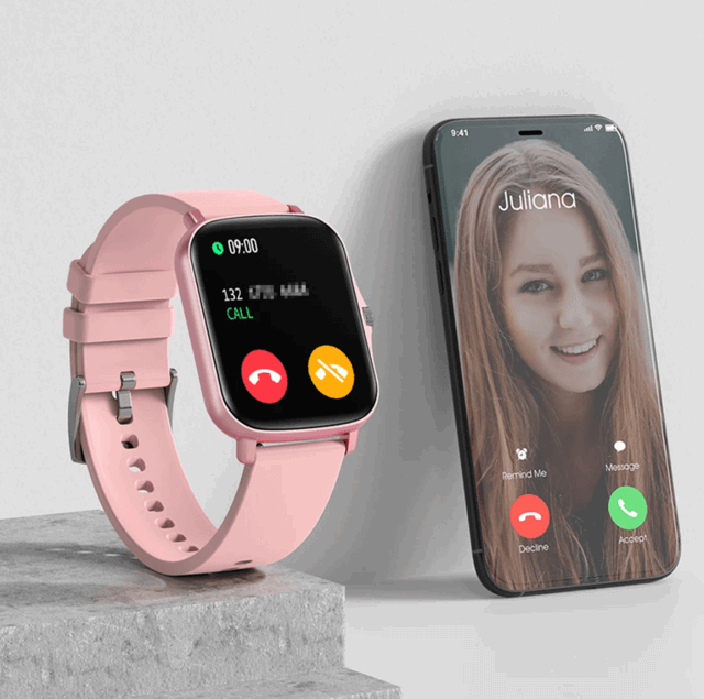 COLMI P8 PLUS Smart Watch Pink-Smart Watch South Africa