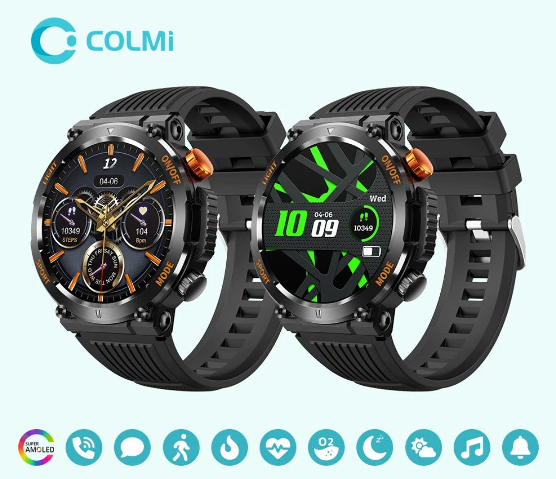 Colmi V68 Black Smart Watch- Smart Watch South Africa
