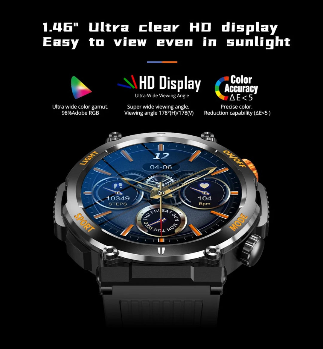 Colmi V68 Black Smart Watch- Smart Watch South Africa