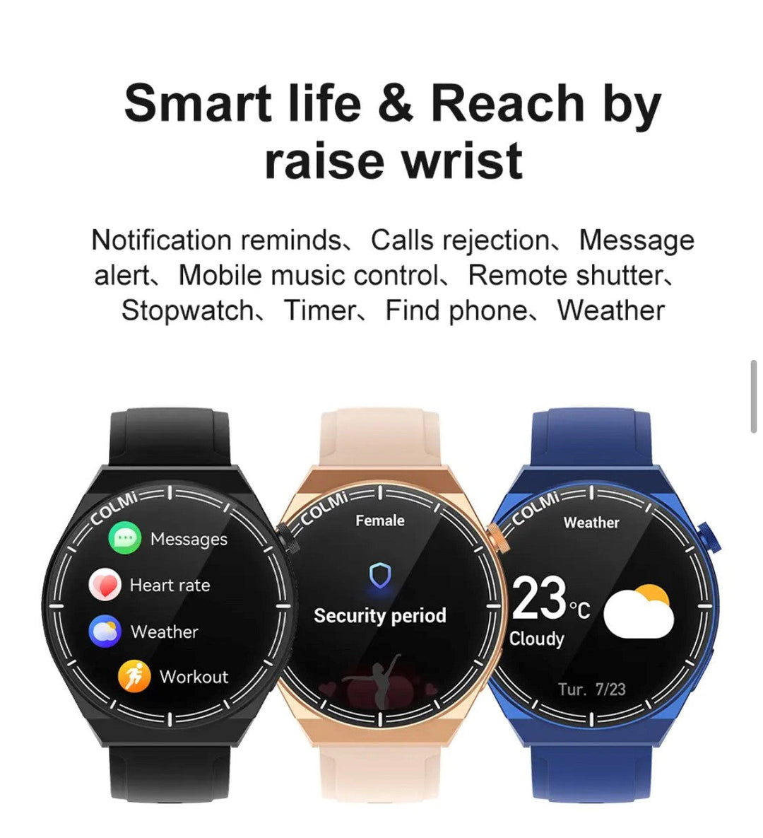 Colmi Ci11 Silver Smartwatch: Sleek Design for Modern Lifestyles | Smart Watch South Africa