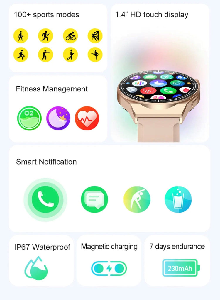 Latest Features Colmi Ci11 Gold Smart Watch - Smart Watch South Africa