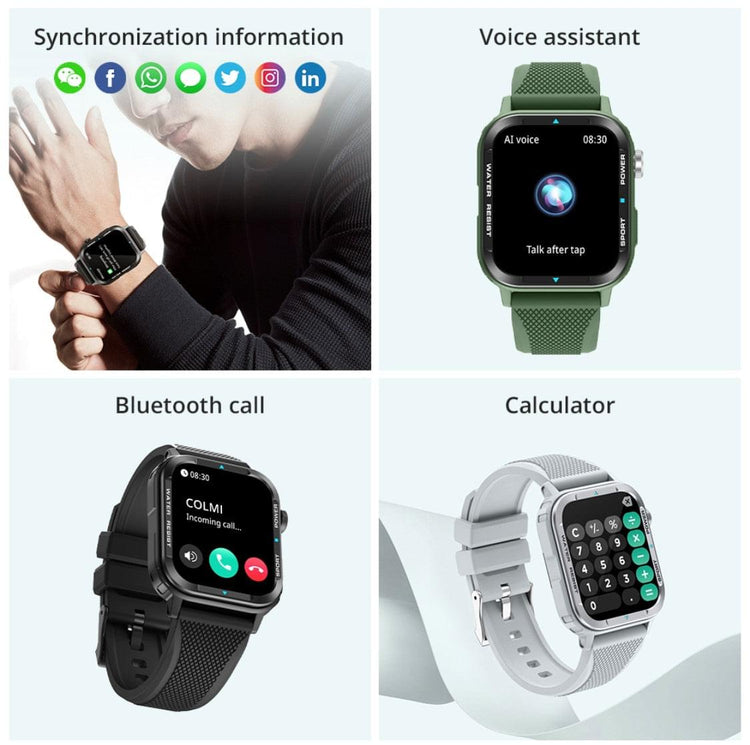 Colmi M41 Silver Smart Watch South Africa