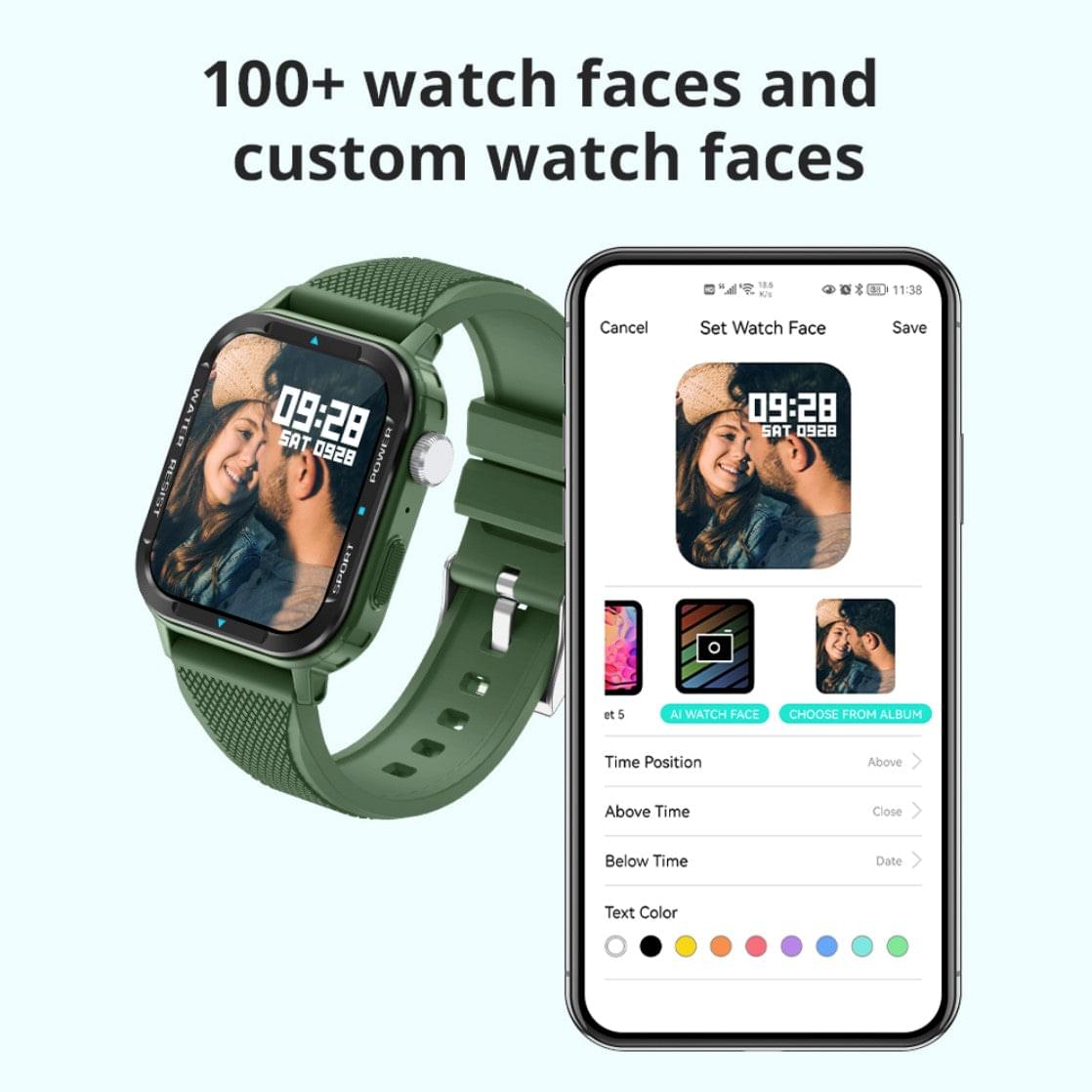 Colmi M41 Black Smart Watch South Africa