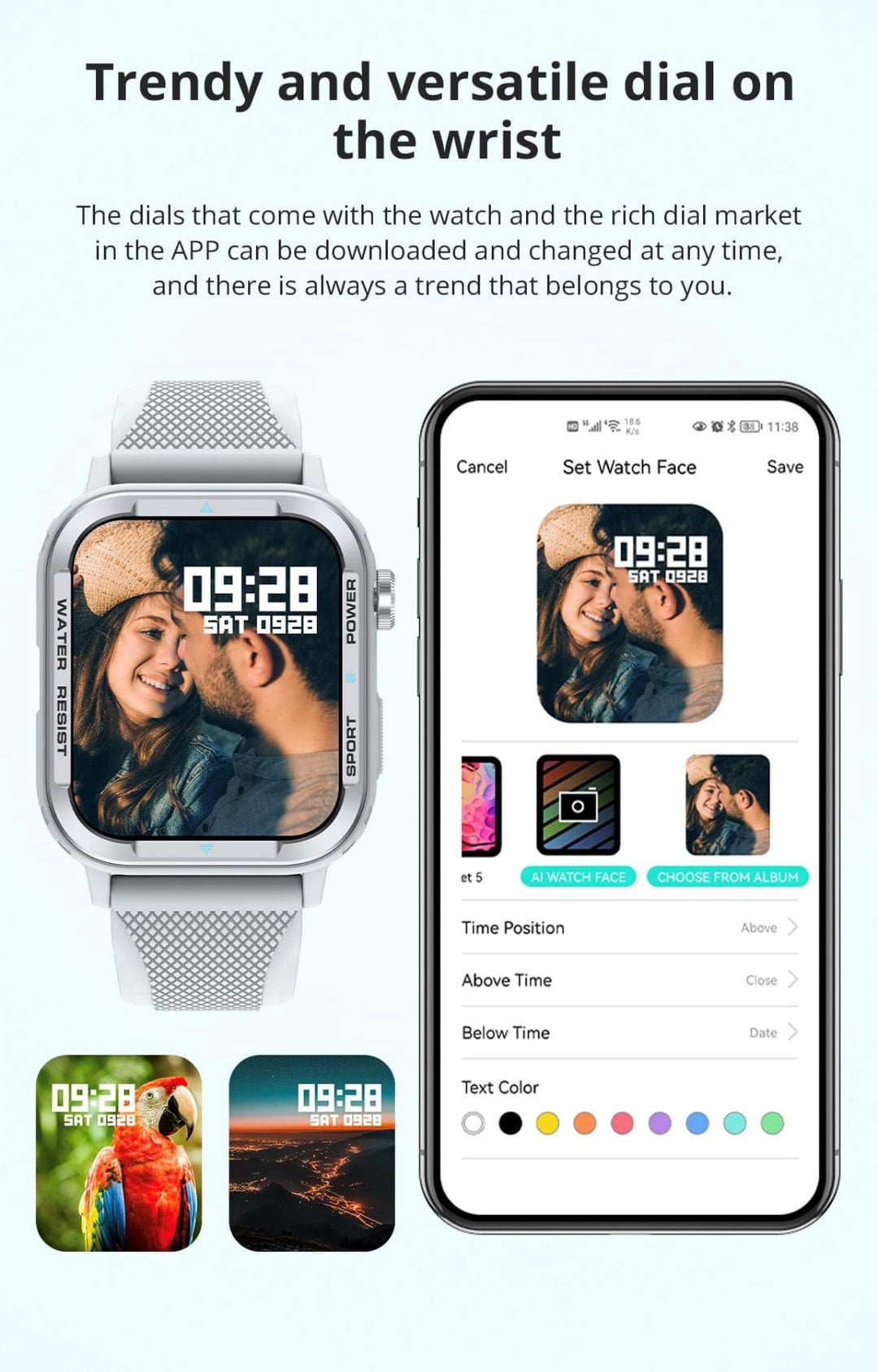 Colmi M41 Silver Smart Watch South Africa