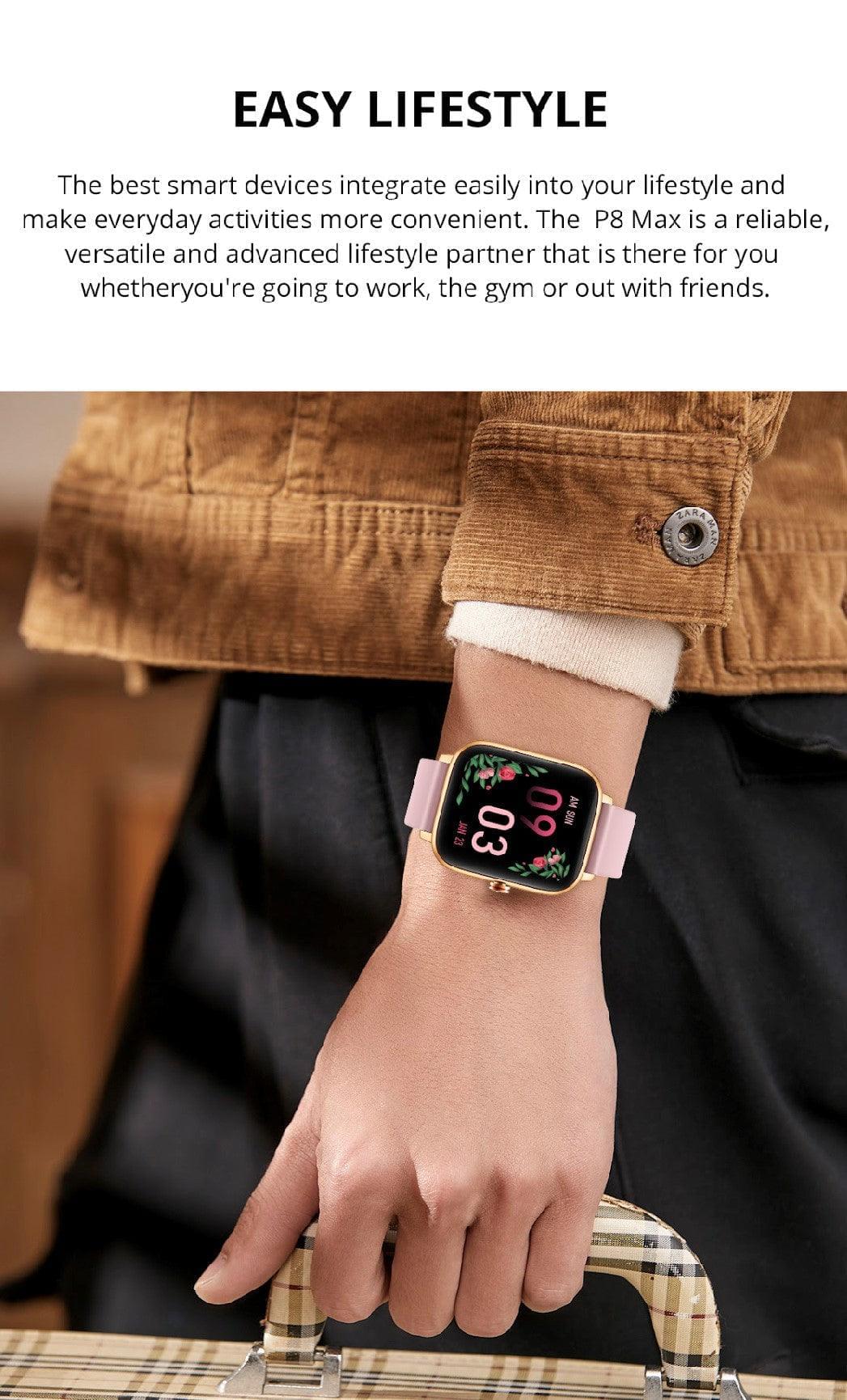 COLMI P8 MAX With BT Call Gold Pink Smart Watch South Africa