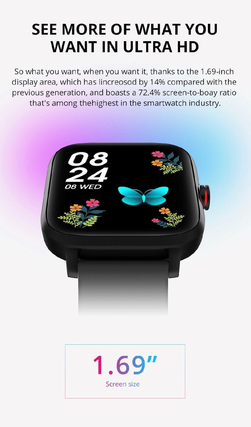 COLMI P8 MAX With BT Call Gold Pink Smart Watch South Africa