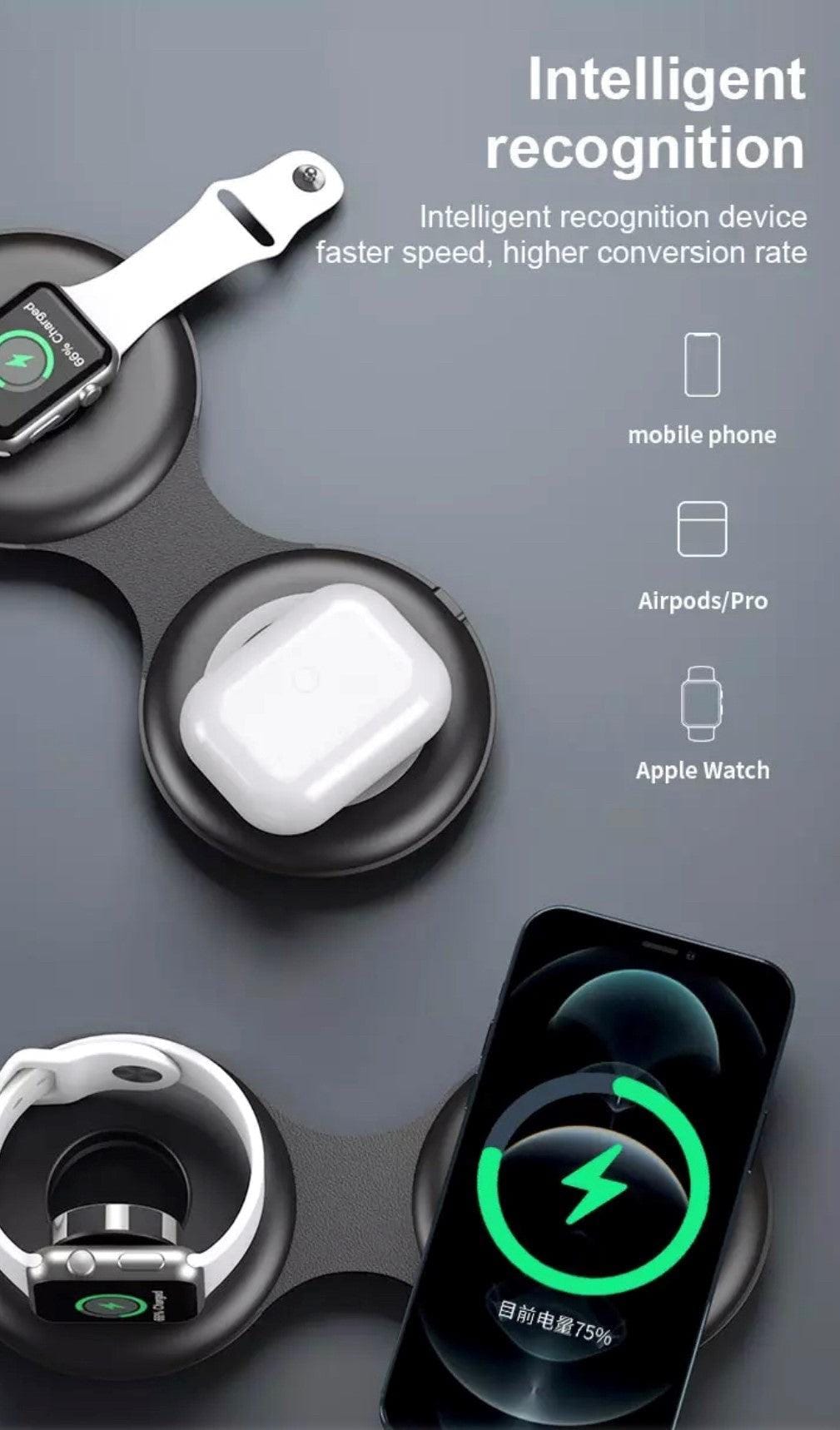 3 in 1 Wireless Magnetic Charger - Smart Watch South Africa