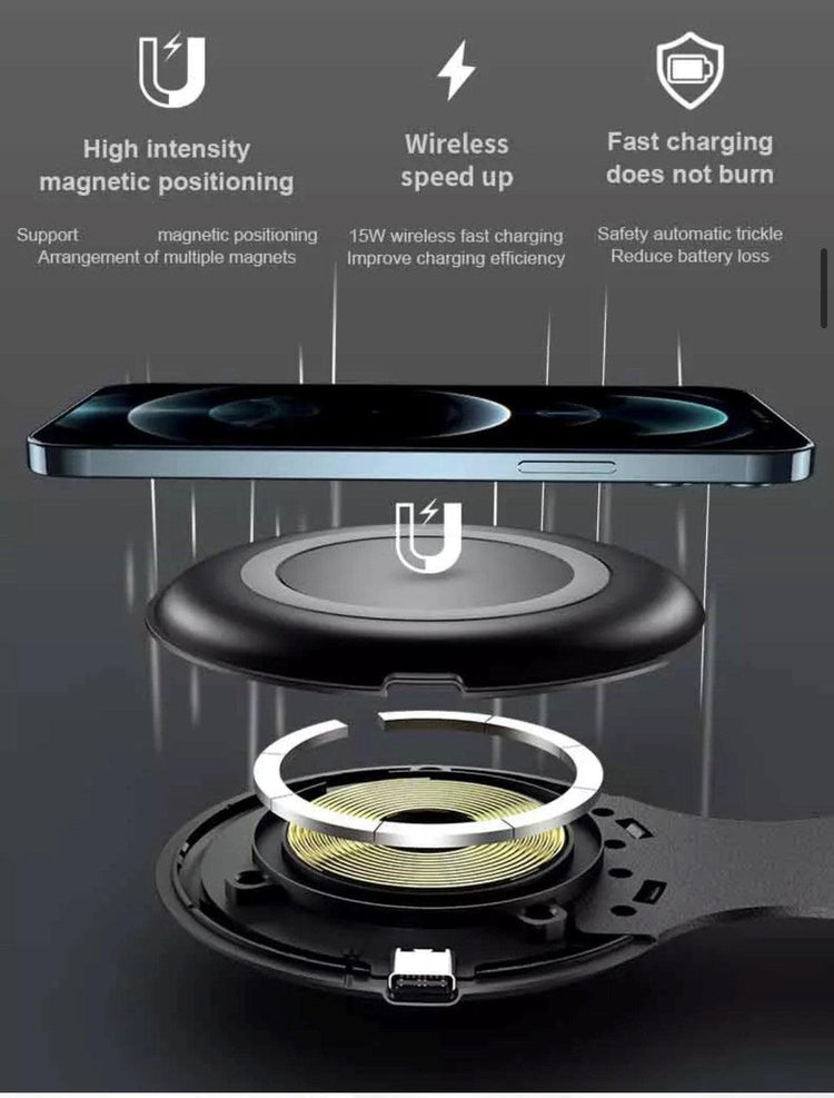 3 in 1 Wireless Magnetic Charger - Smart Watch South Africa