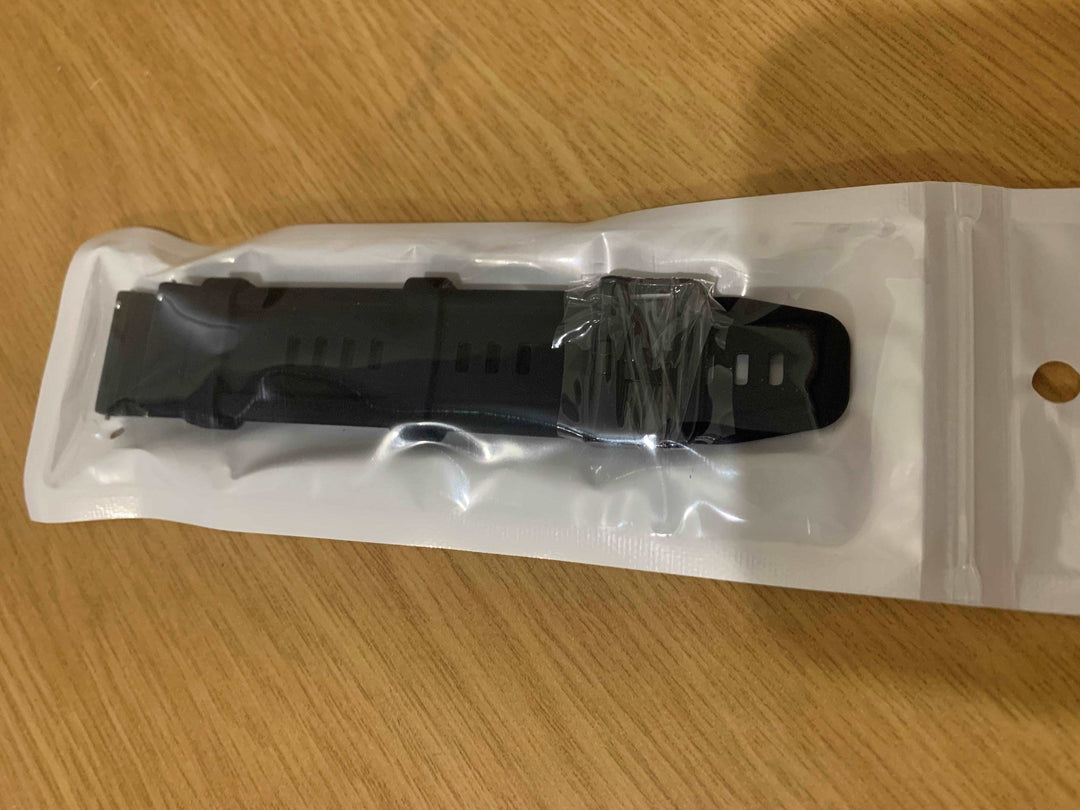 Smart Watch South Africa Silicone Straps Black Black Silicone Soft Strap 2,5CM standard at pin