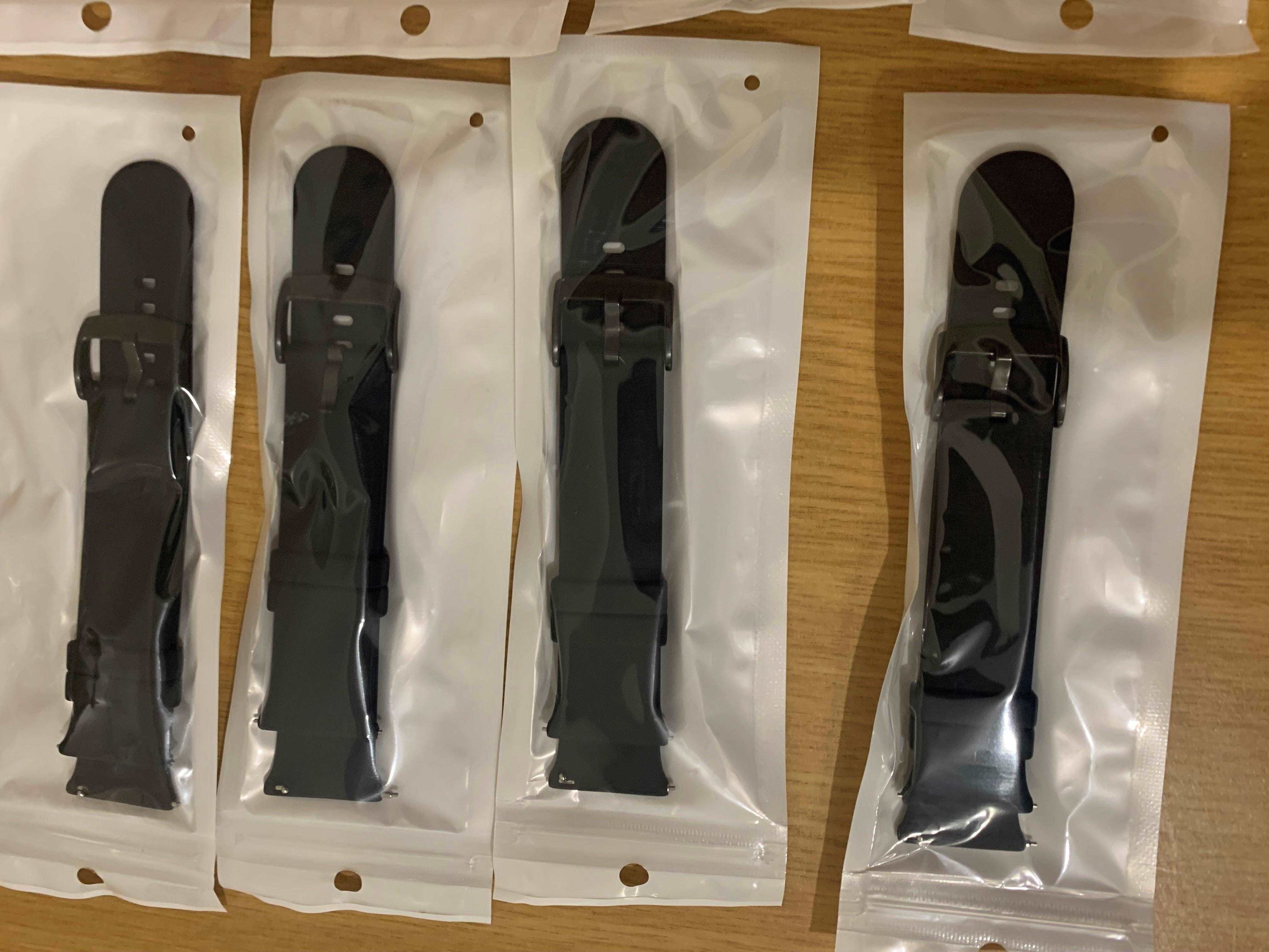 Durable and Comfortable Black Silicone Soft Strap from Smart Watch South Africa