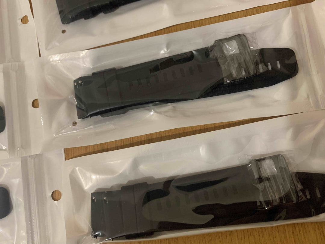 Smart Watch South Africa Silicone Straps Black Black Silicone Soft Strap 2,5CM standard at pin