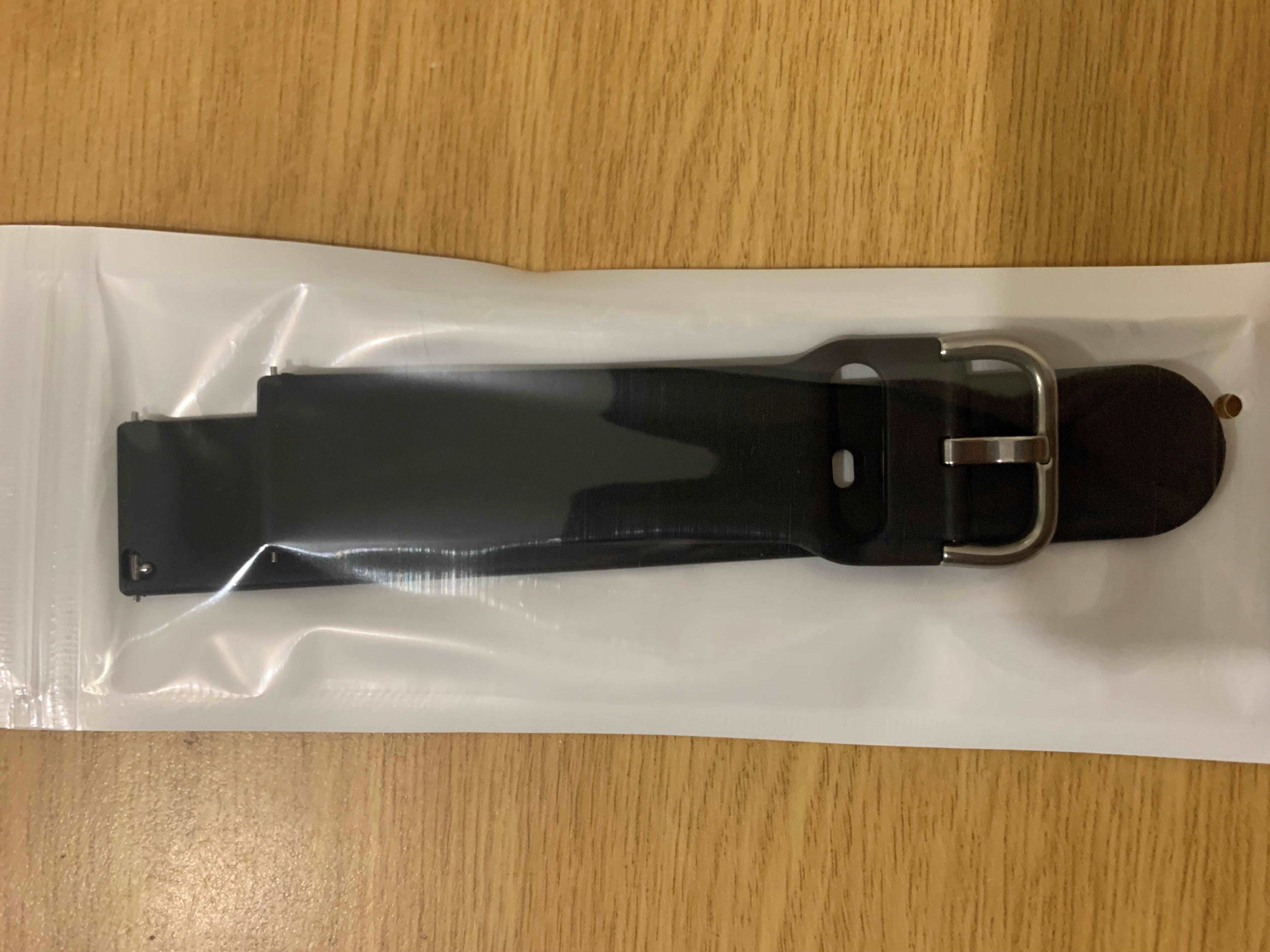 modern style black & silver silicone soft strap - Smart Watch South Africa