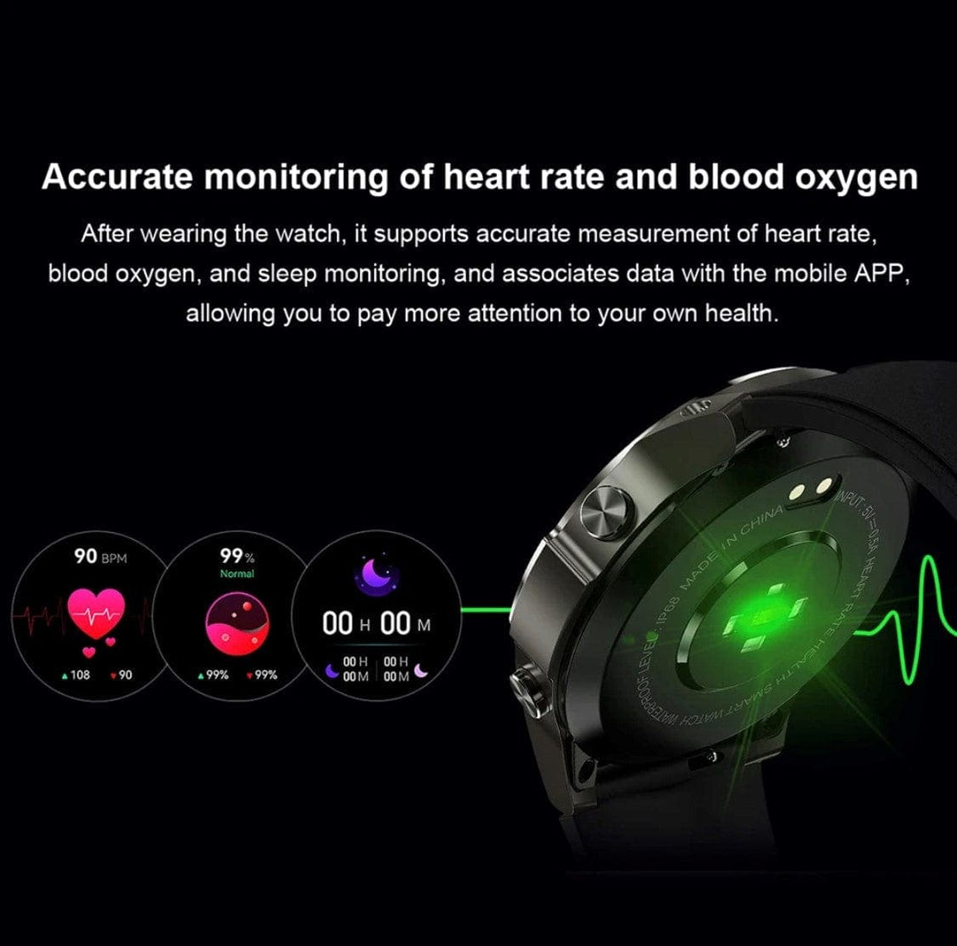 Smart Watch South Africa Smart Watch Black Senbono DM 50 Amoled Black