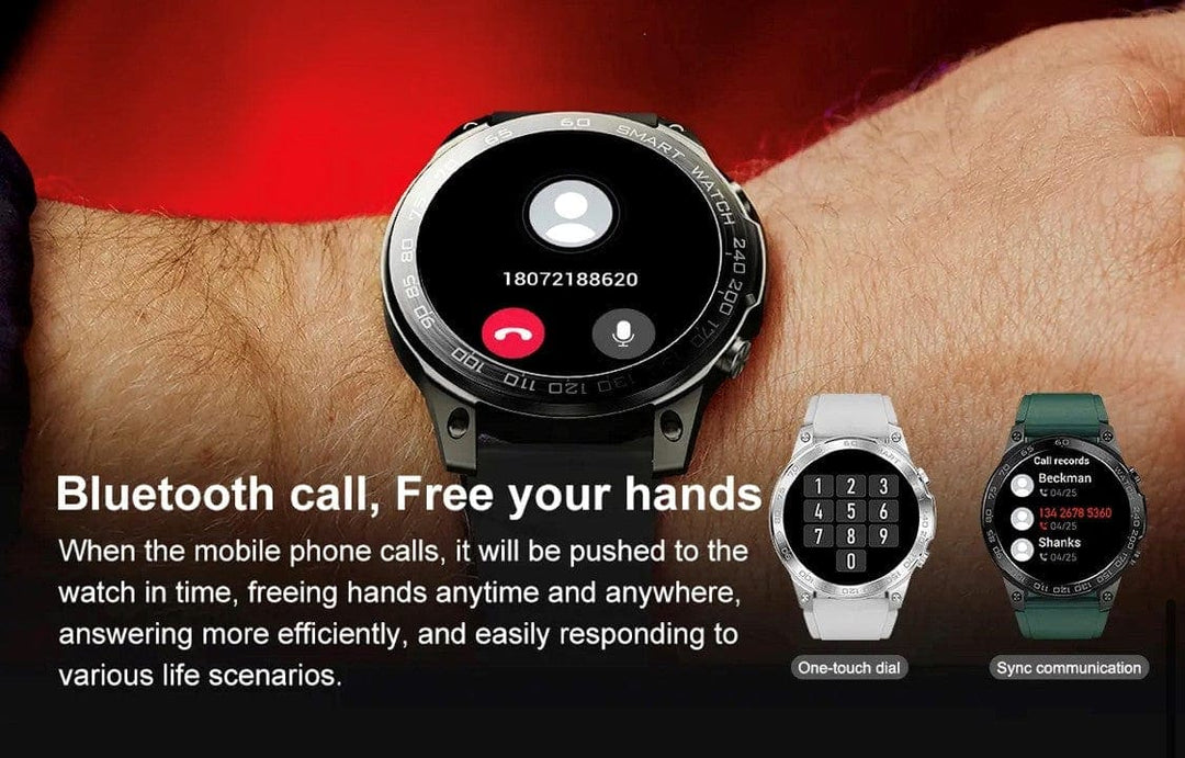 Smart Watch South Africa Smart Watch Black Senbono DM 50 Amoled Black