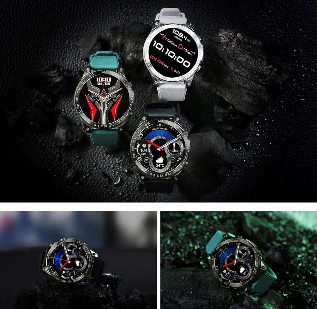 Smart Watch South Africa Smart Watch Black Senbono DM 50 Amoled Black