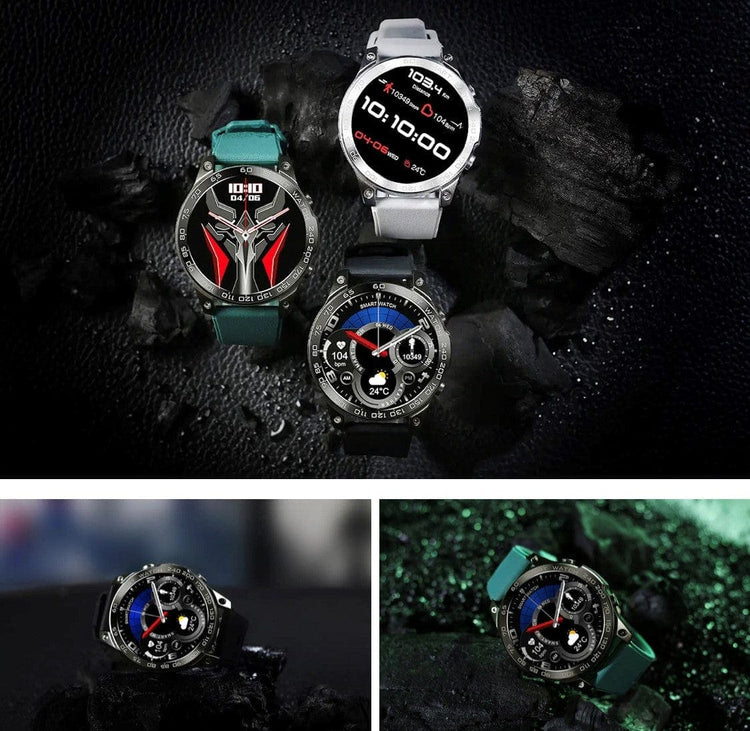 Smart Watch South Africa Smart Watch Black Senbono DM 50 Amoled Black