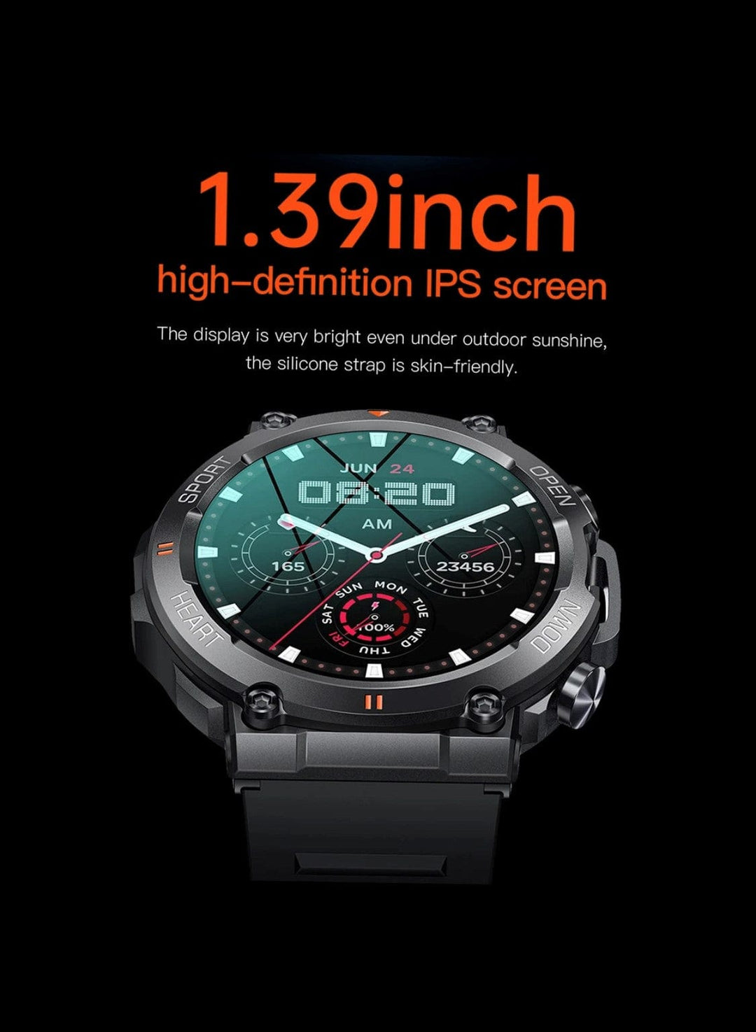 Smart Watch South Africa Smart Watch Black SENBONO K56 Black