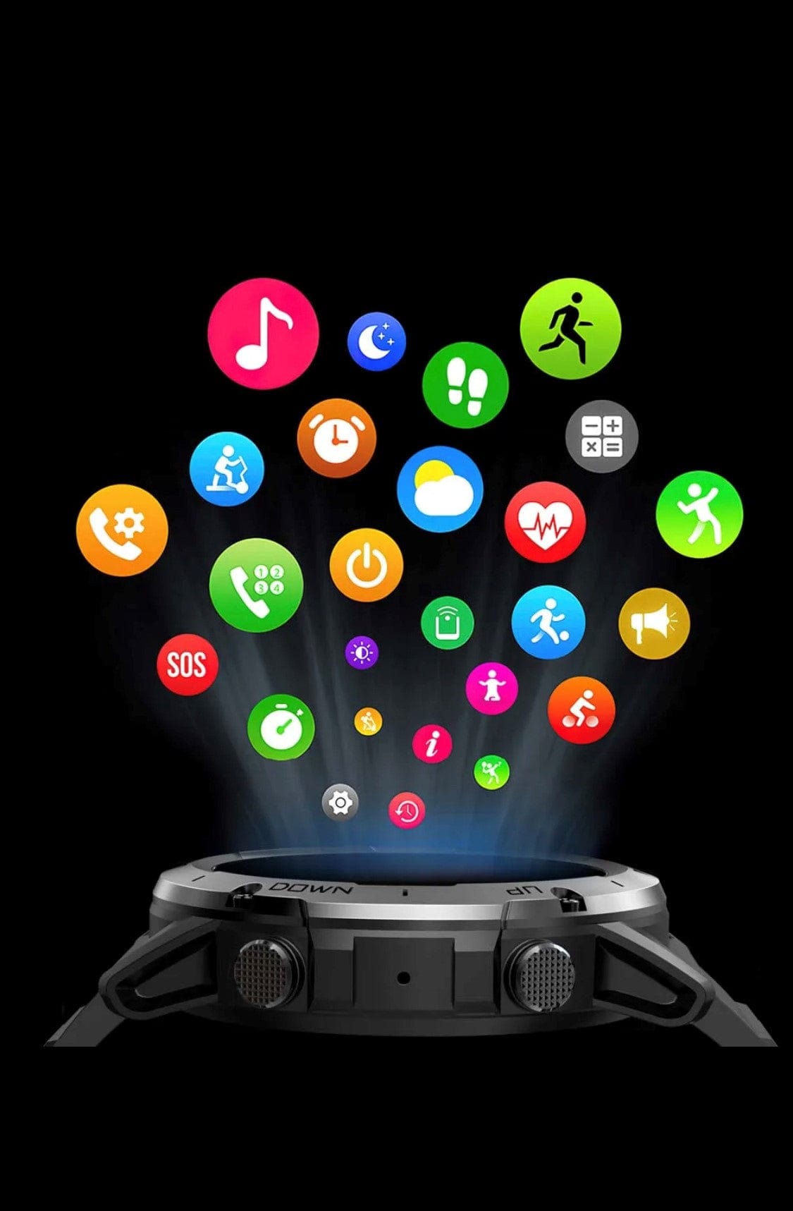 Smart Watch South Africa Smart Watch Black SENBONO NX9 Black