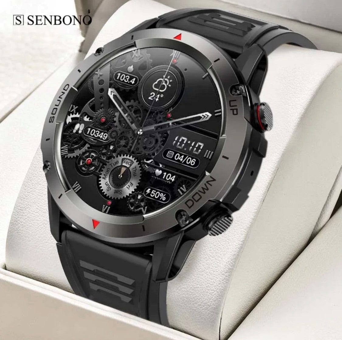 Smart Watch South Africa Smart Watch Black SENBONO NX9 Black
