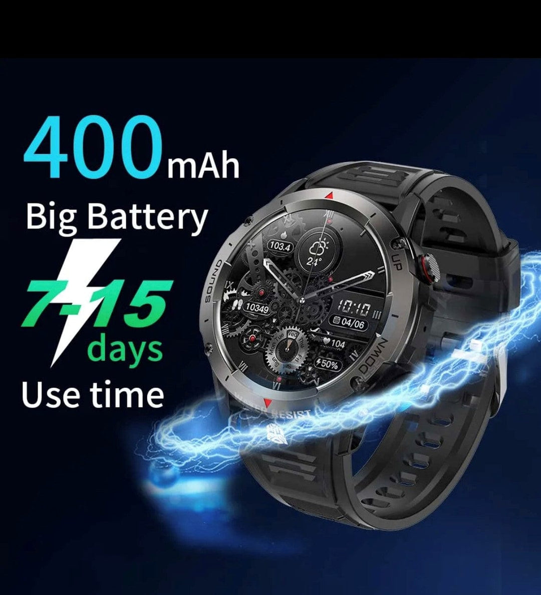 Smart Watch South Africa Smart Watch Black SENBONO NX9 Black