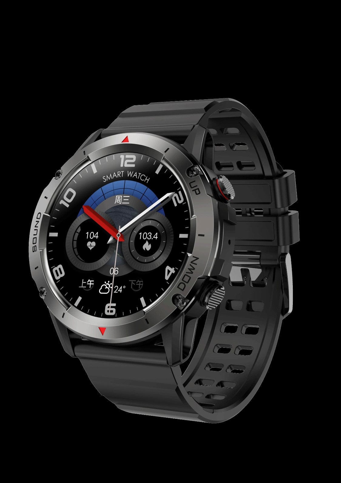 Smart Watch South Africa Smart Watch Black SENBONO NX9 Black