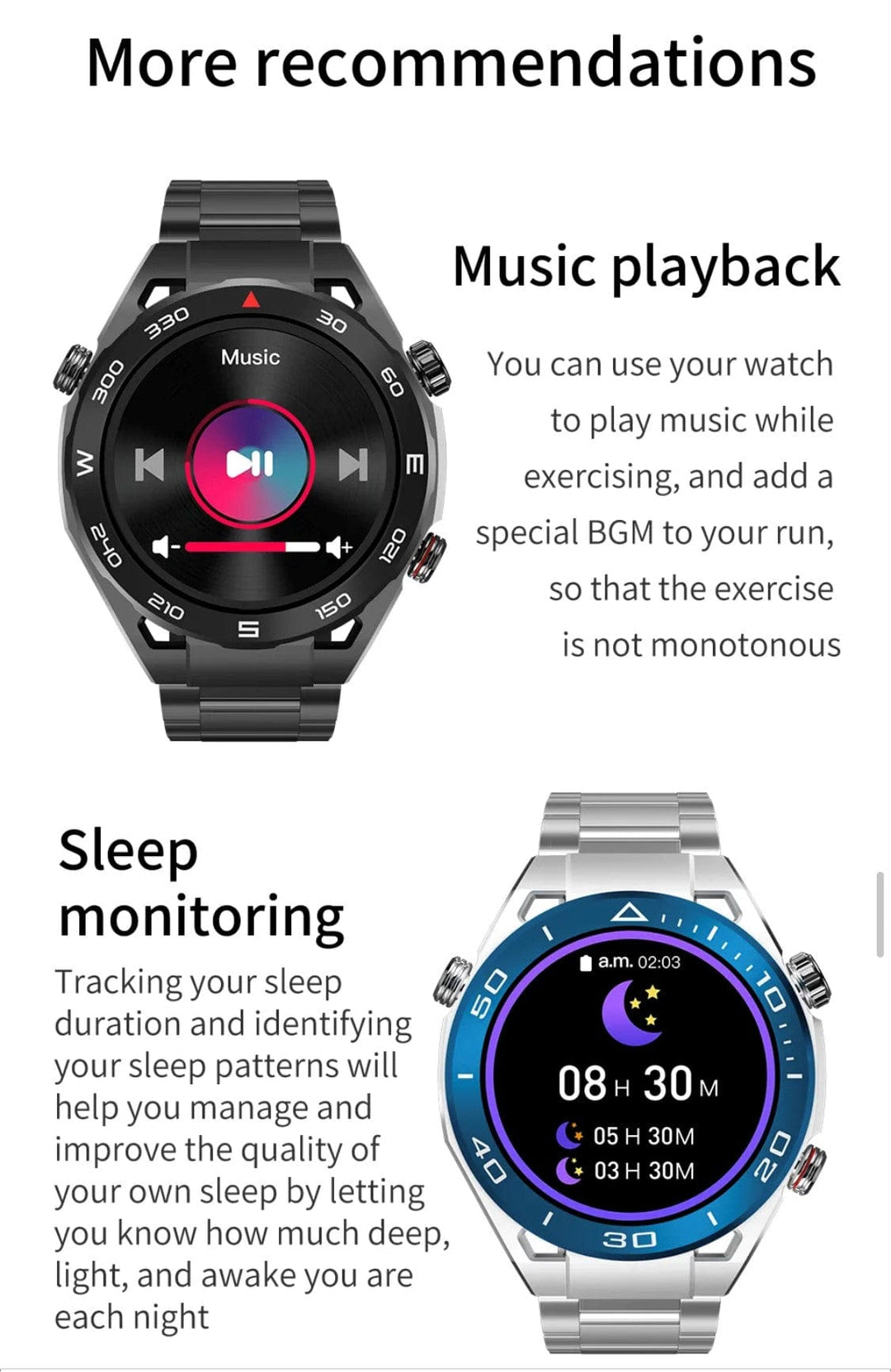 Smart Watch South Africa Smart Watch Black SENBONO SK4 Black