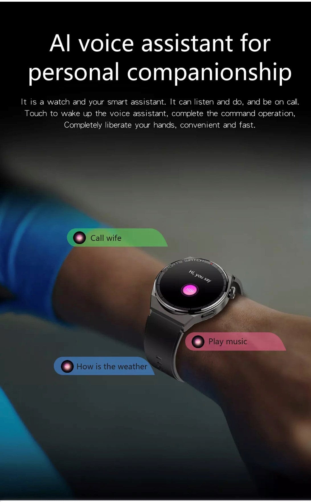 Smart Watch South Africa Smart Watch Black Smartoby Latest 1,39 Free Extra Leather strap- IP 68 Waterproof