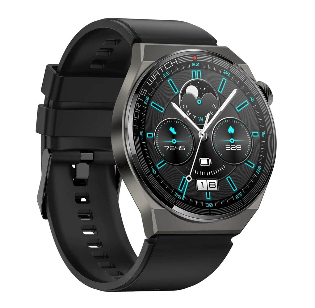 Smartoby Waterproof Leather Strap Smart Watch