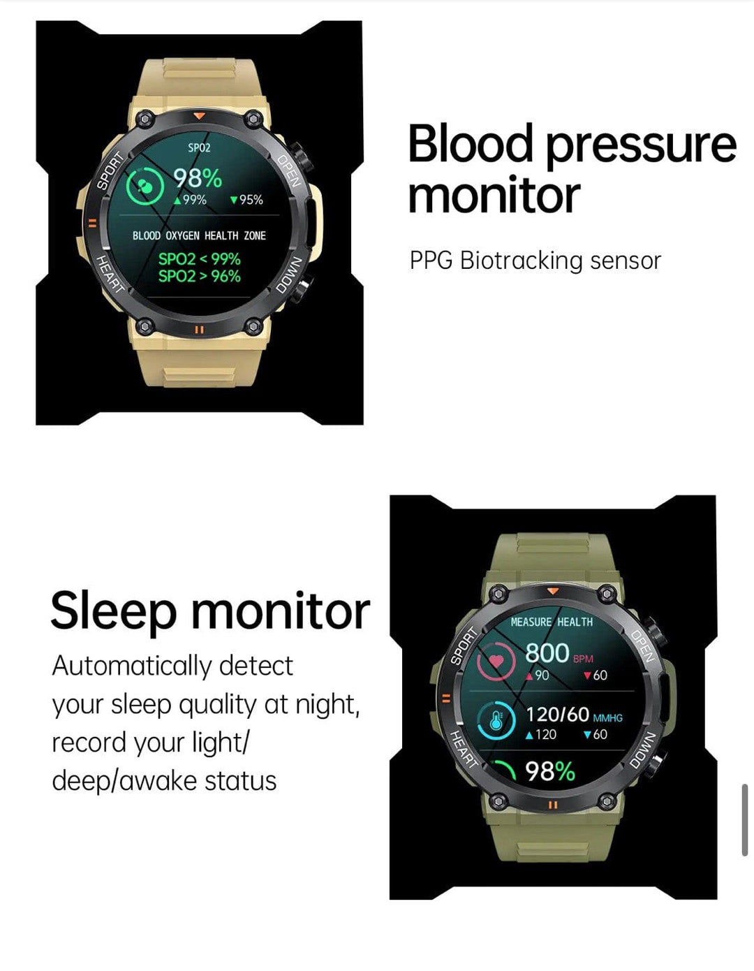 Smart Watch South Africa Smart Watch Green SENBONO K56 Green