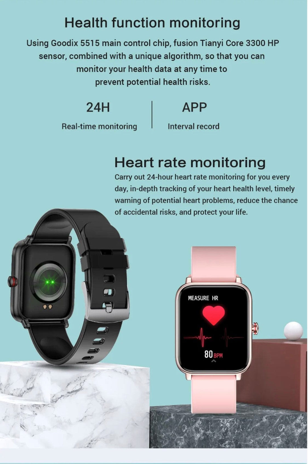 Smart Watch Pink Smartoby Dafit Reloj Pink - Smart Watch South Africa