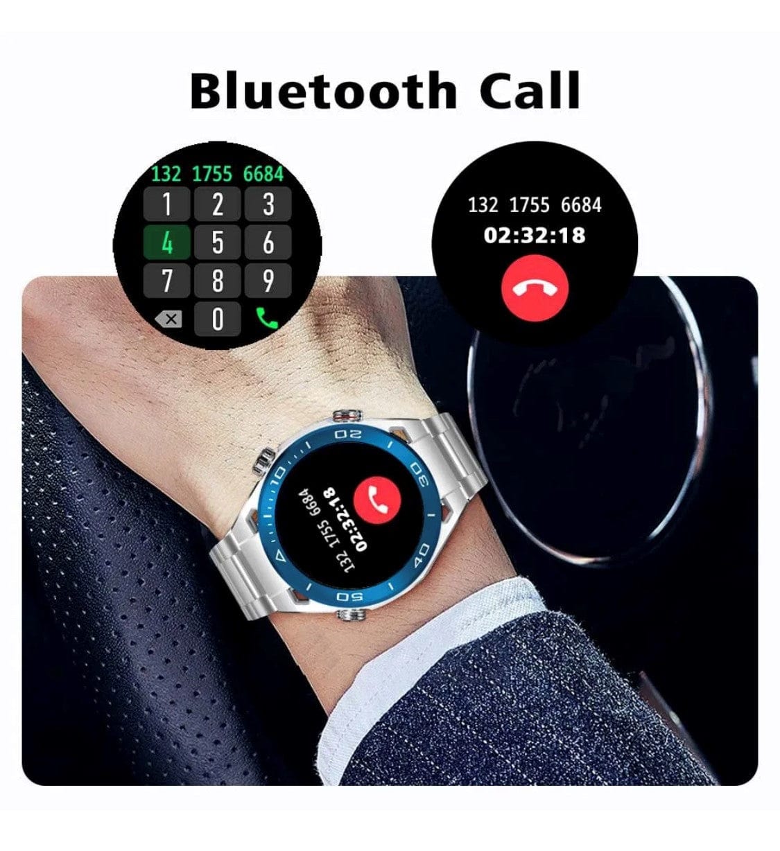 Smart Watch South Africa Smart Watch Silver SENBONO SK4 Silver