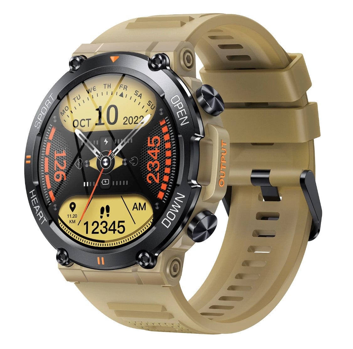 Smart Watch South Africa Smart Watch Yellow SENBONO K56 Yellow