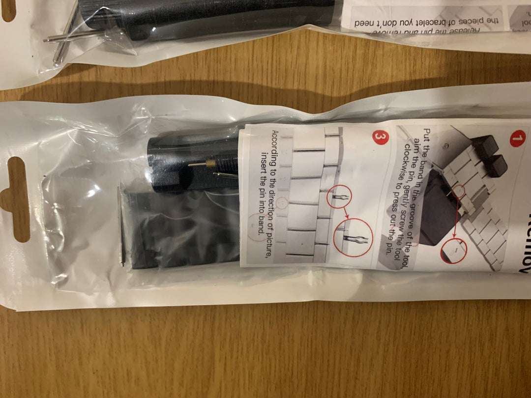 Smart Watch South Africa Stainless Steel Straps Black Stainless Steel Stainless Steel Black Strap 2,5CM Standard at pin