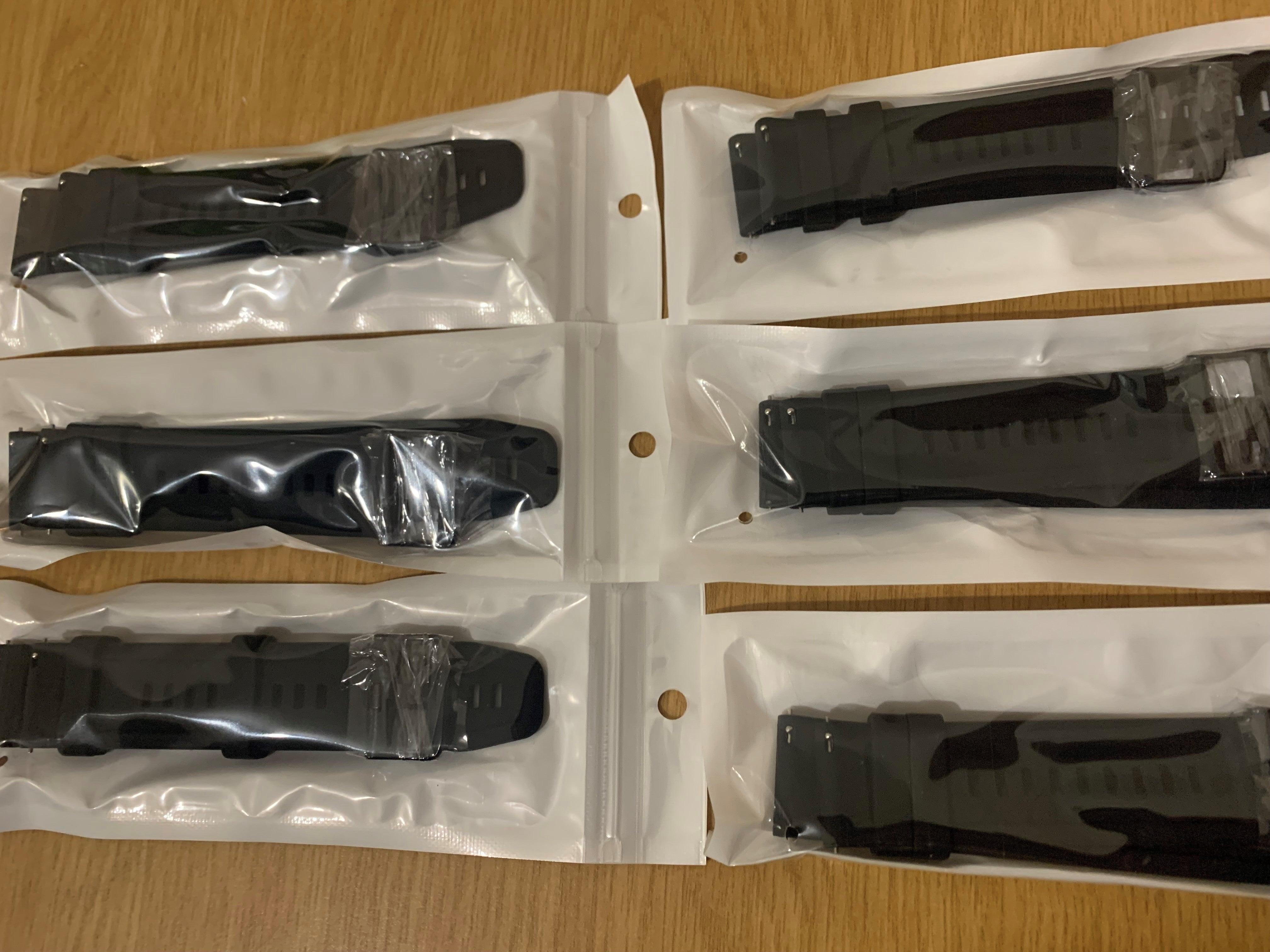 Stylish Black leather strap from Smart Watch South Africa