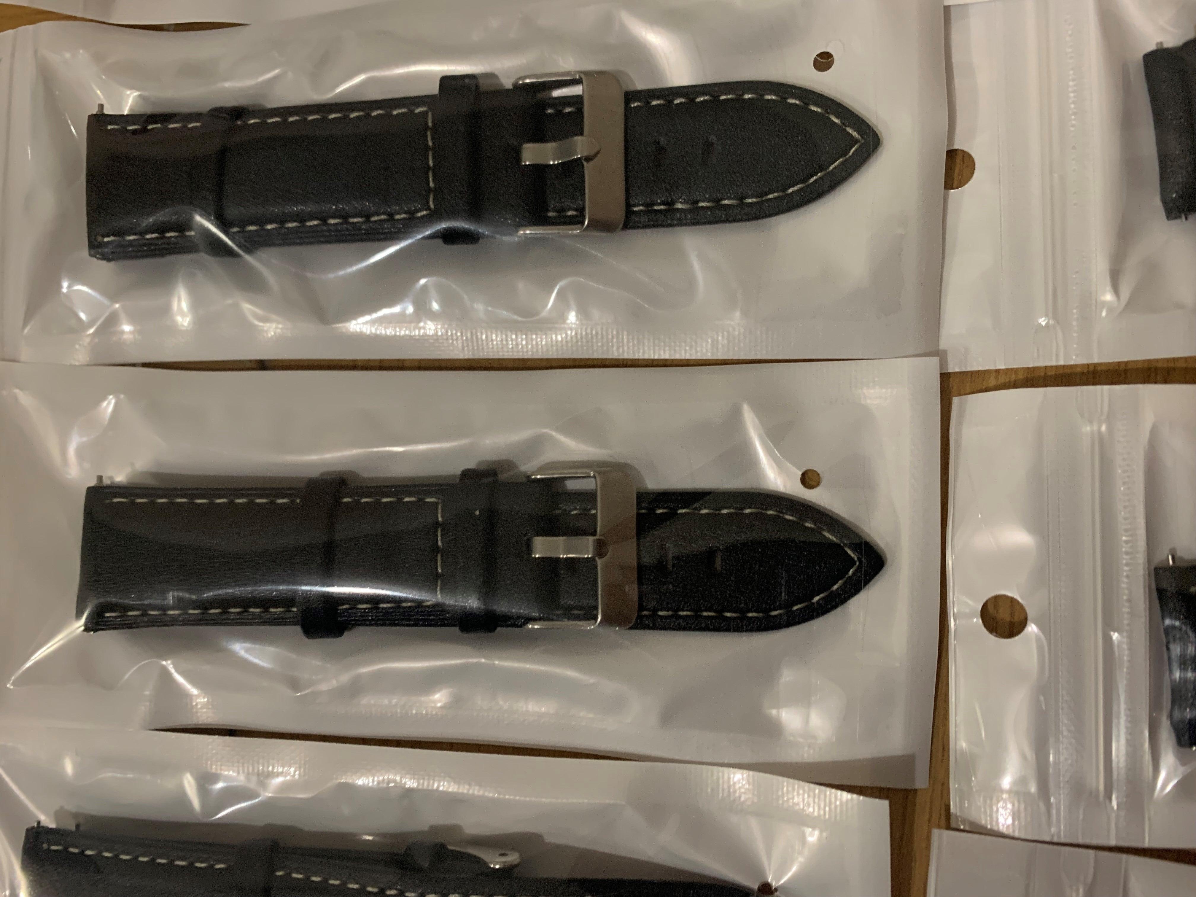 Stylish Black leather strap from Smart Watch South Africa