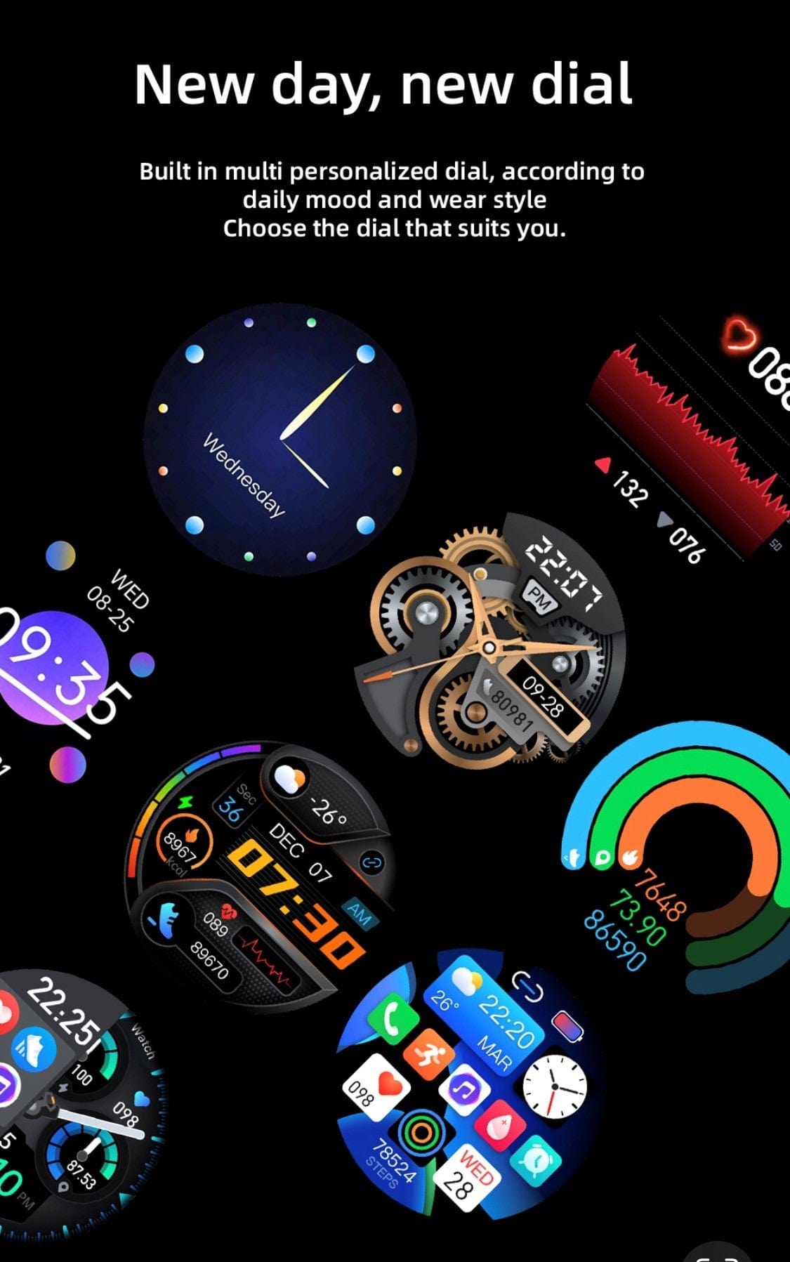Smart Watch South Africa Watches Black and Gold SENBONO MT 12 Black and Gold