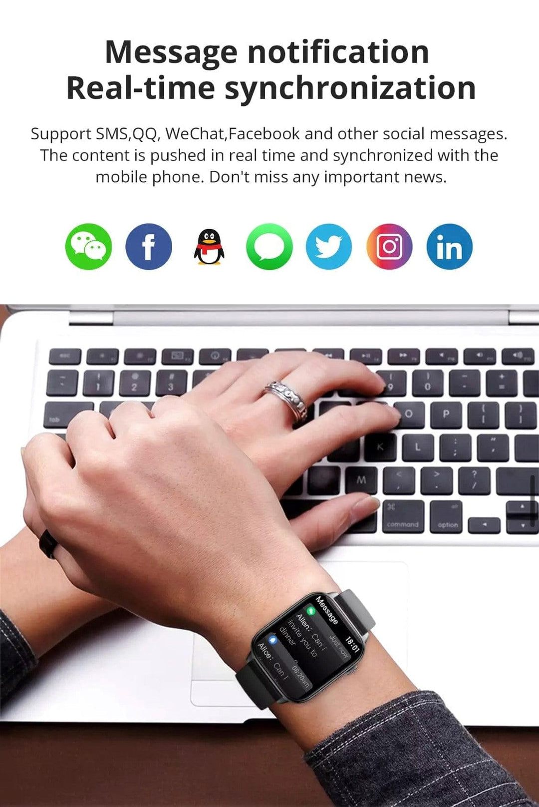 Colmi C60 Smart Batch Black Smart Watch South Africa