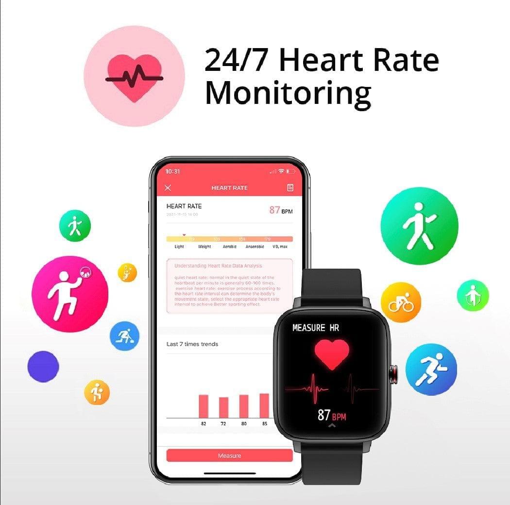 COLMI P8 MAX With BT Call Black Smart Watch South Africa