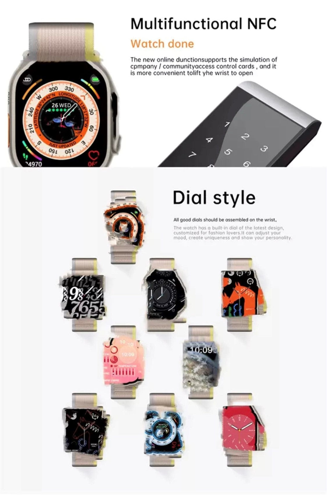 Smart Watch South Africa Watches Black N8 Ultra  Black