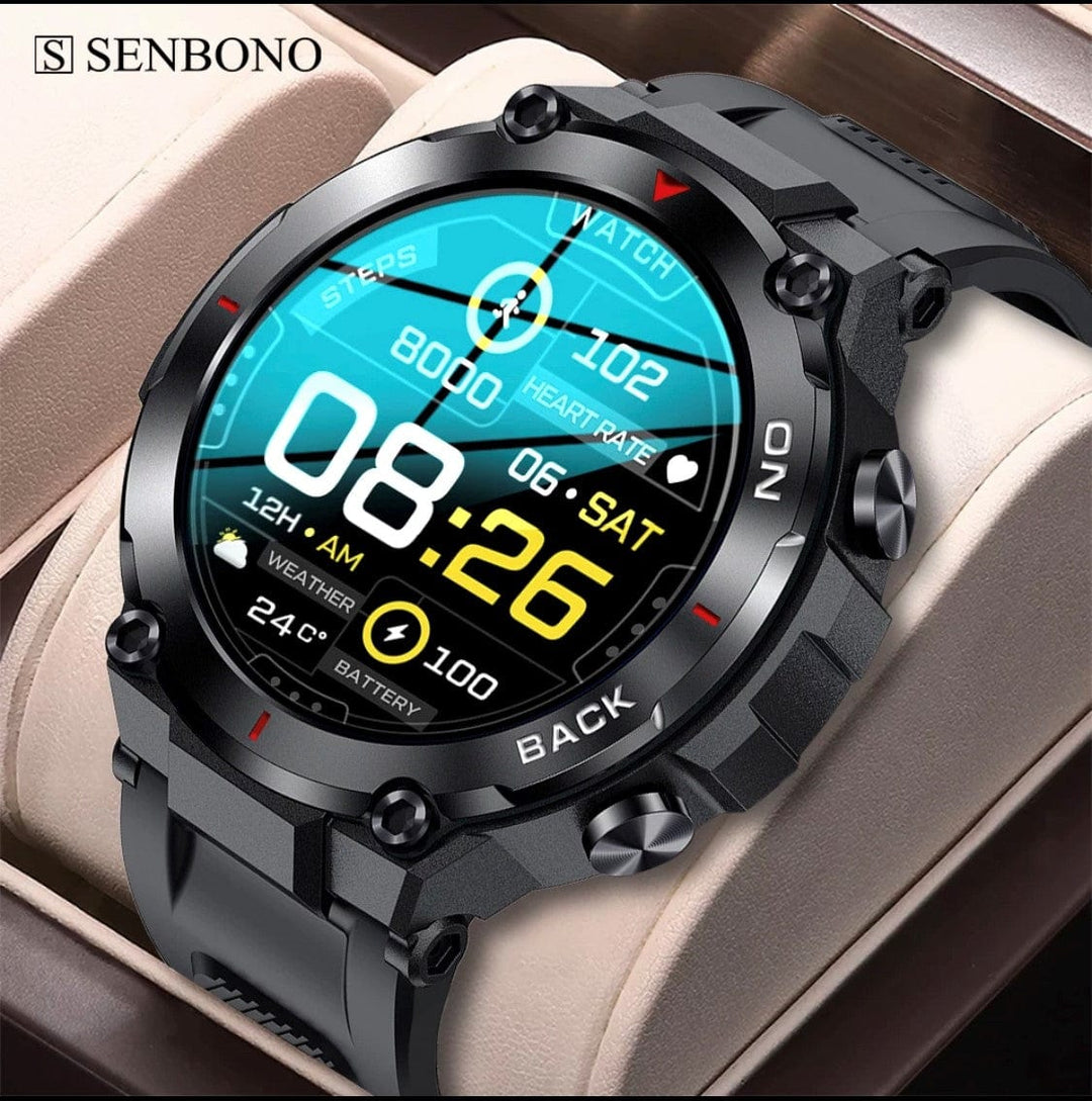 Smart Watch South Africa  Watches Black SENBONO K37 Black