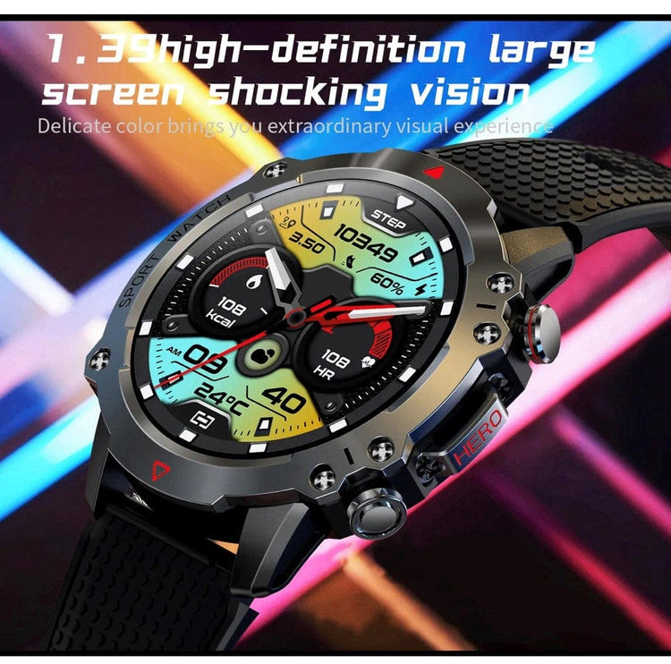 Smart Watch South Africa Watches Black Senbono KR 10 Black