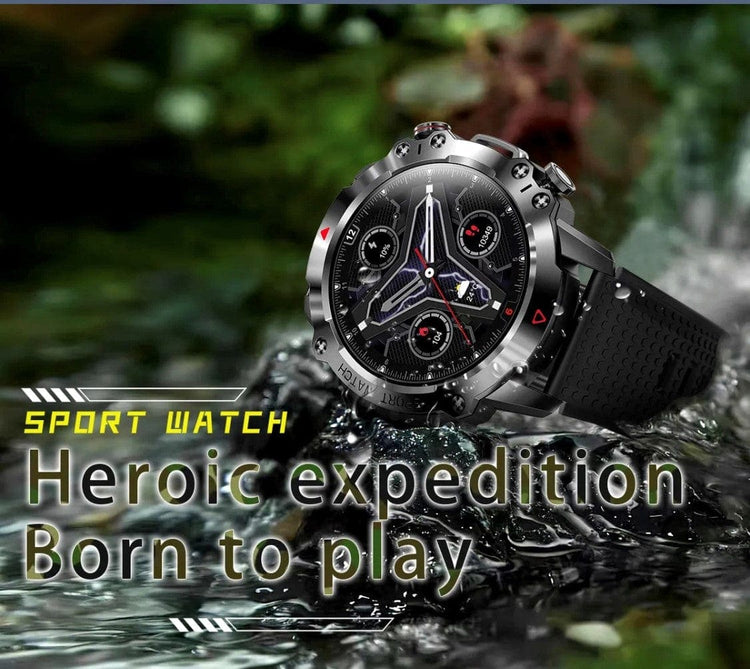 Smart Watch South Africa Watches Black Senbono KR 10 Black