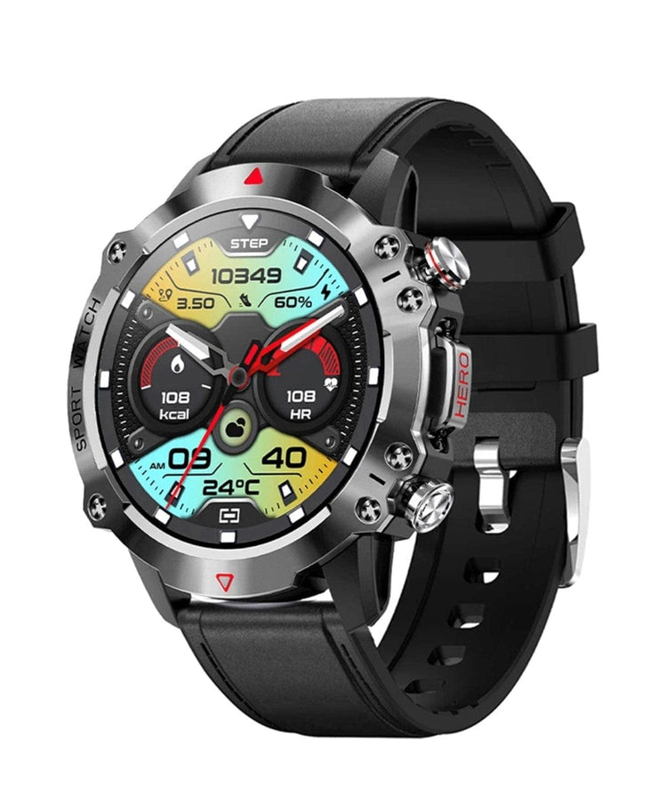 Smart Watch South Africa Watches Black Senbono KR 10 Black
