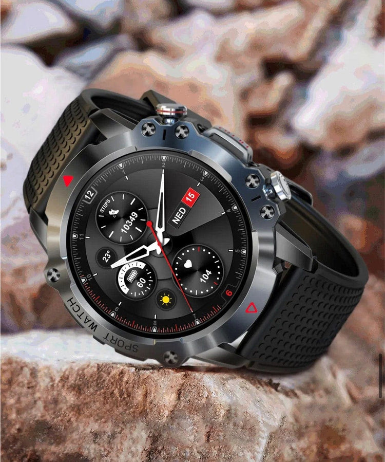 Smart Watch South Africa Watches Black Senbono KR 10 Black