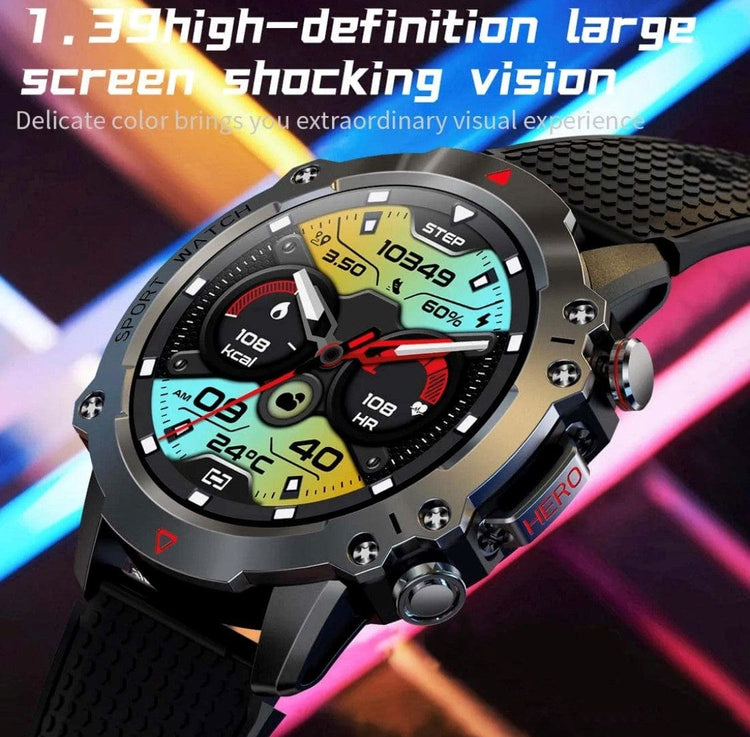 Smart Watch South Africa Watches Black Senbono KR 10 Black