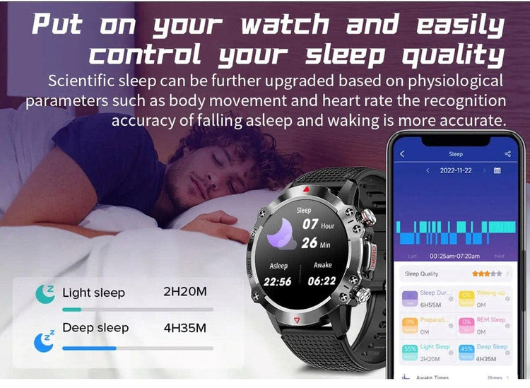 Smart Watch South Africa Watches Black Senbono KR 10 Black